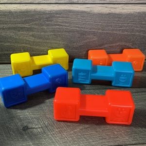 Vintage Sesame Street play blocks set of 5